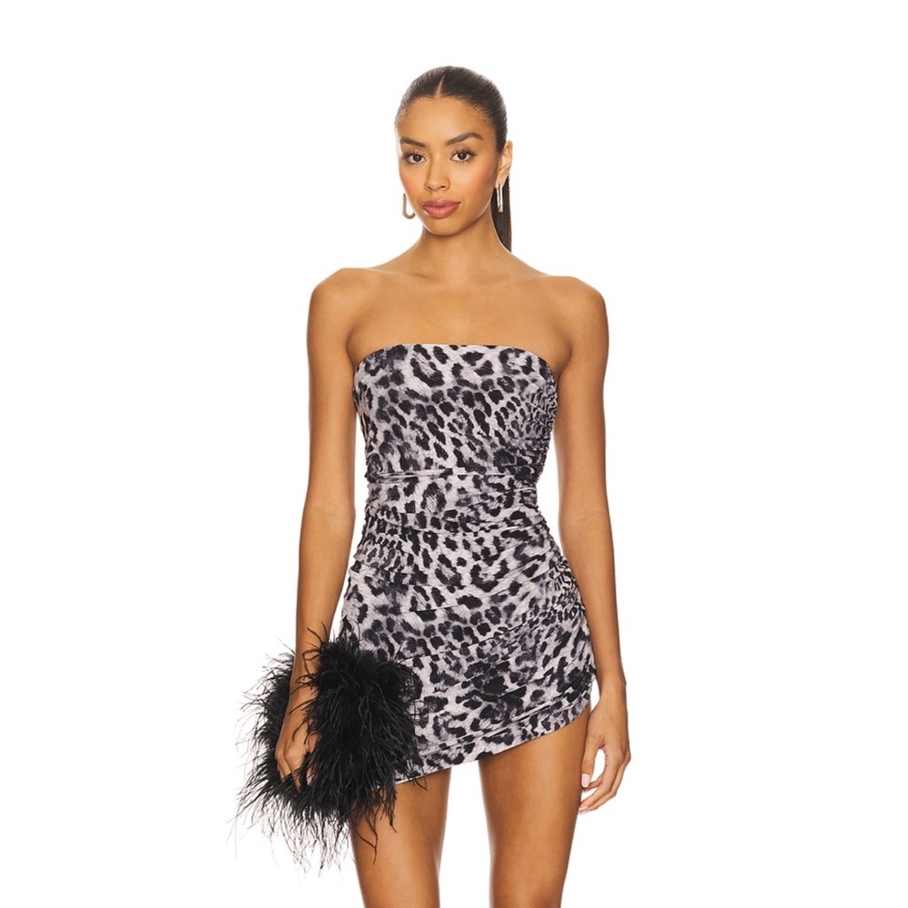 Norma Kamali Diana Strapless Pickleball Ball Dress